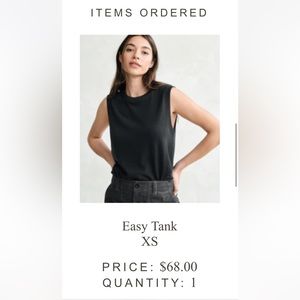 Jenni Kayne Easy Tank in Black